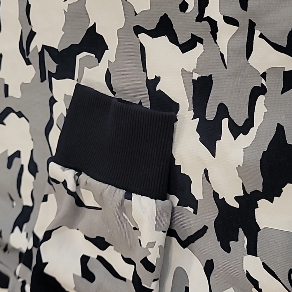 Puma Mens Pullover Hoodie Dark Navy Gray White Small Camouflage Graphic - Picture 5 of 10
